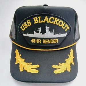 USS Blackout Embroidered Cap